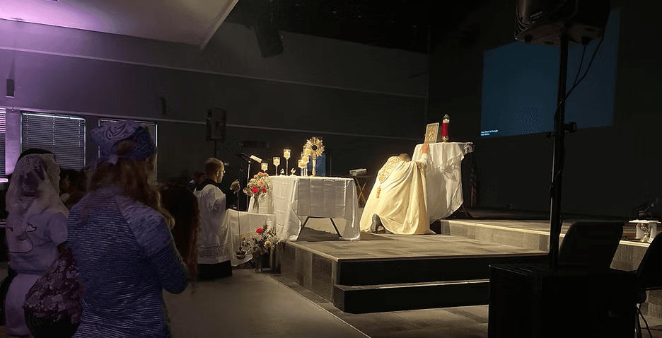 Adoration at Camp Veritas