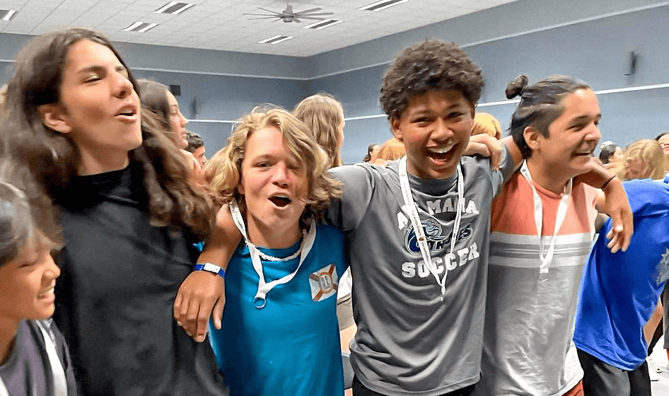 Campers at Camp Veritas