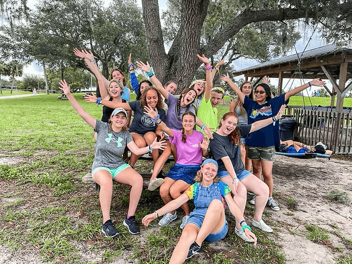 Volunteers at Camp Veritas